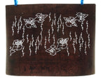 Antique Japanese Ise Katagami Paper Kimono Stencil Matsukawabishi Pine Bark A725
