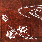 Antique Japanese Ise Katagami Paper Kimono Stencil Minogame Kame Turtle A726