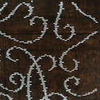 Antique Japanese Ise Katagami Paper Kimono Stencil Simple Floral Design A688