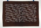 Antique Japanese Ise Katagami Paper Kimono Stencil Small Birds River Design A713