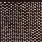 Antique Japanese Ise Katagami Paper Kimono Stencil Small Flowers Design A695
