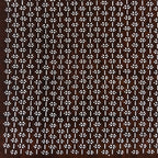 Antique Japanese Ise Katagami Paper Kimono Stencil Small Flowers Design A695