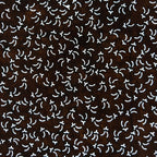 Antique Japanese Ise Katagami Paper Kimono Stencil Small Plant Pattern A694