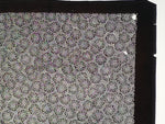Antique Japanese Ise Katagami Paper Kimono Stencil Snowflake Yukiwa Design A832