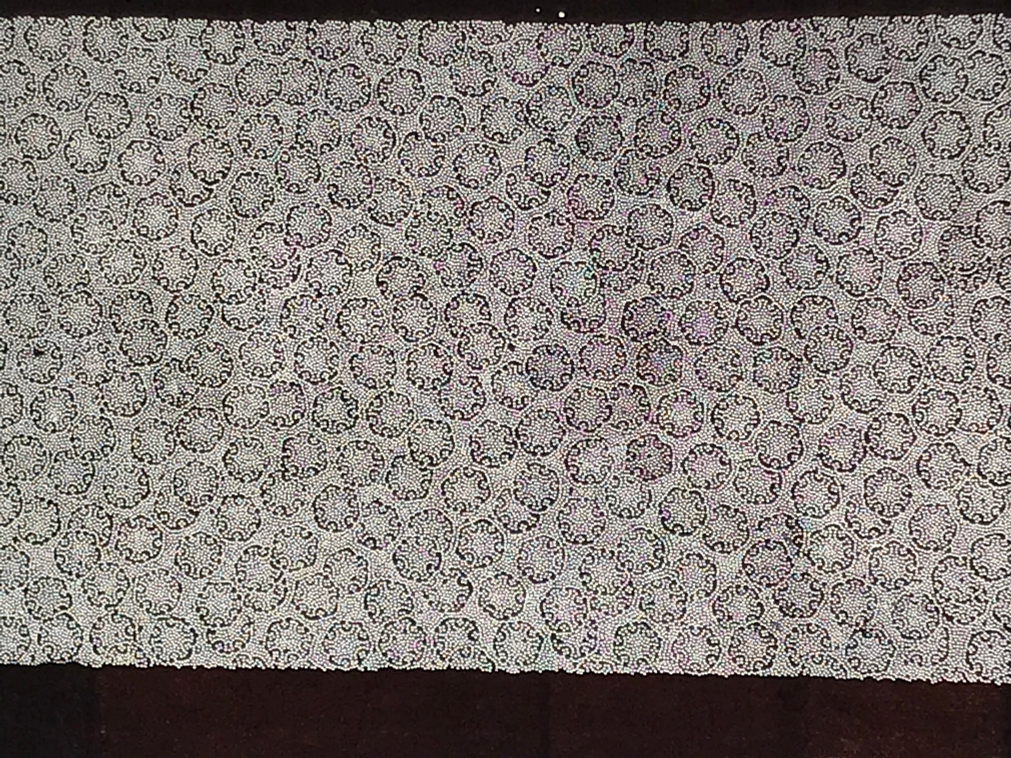 Antique Japanese Ise Katagami Paper Kimono Stencil Snowflake Yukiwa Design A832
