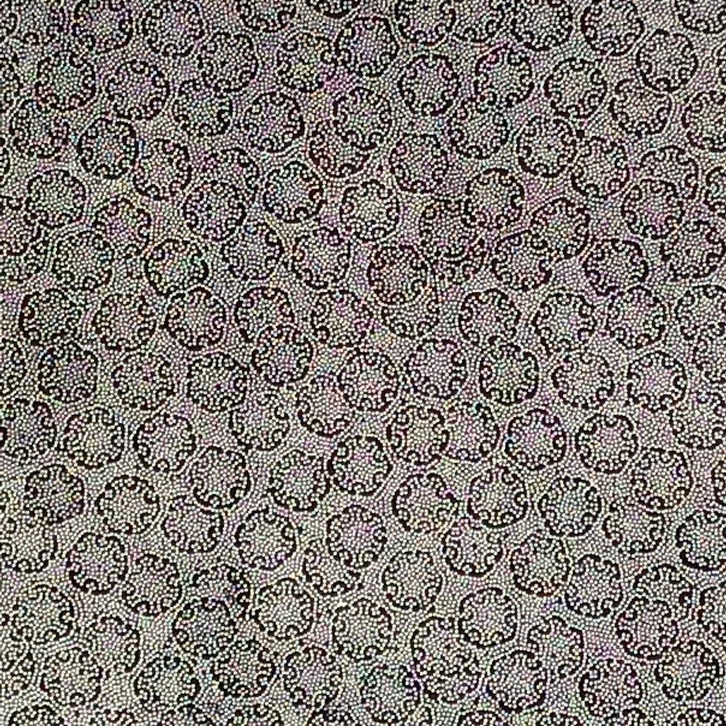 Antique Japanese Ise Katagami Paper Kimono Stencil Snowflake Yukiwa Design A832