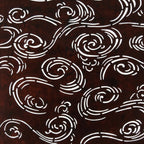 Antique Japanese Ise Katagami Paper Kimono Stencil Swirling Water Kanzemizu A739