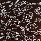 Antique Japanese Ise Katagami Paper Kimono Stencil Swirling Water Kanzemizu A739