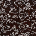 Antique Japanese Ise Katagami Paper Kimono Stencil Swirling Water Kanzemizu A739
