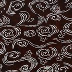 Antique Japanese Ise Katagami Paper Kimono Stencil Swirling Water Kanzemizu A739