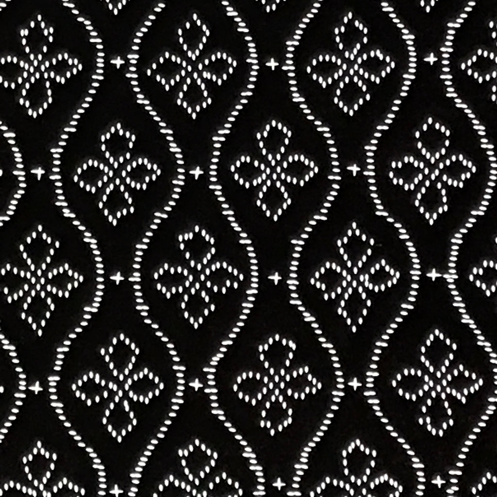 Antique Japanese Ise Katagami Paper Kimono Stencil Tatewaku Hishi Pattern A862