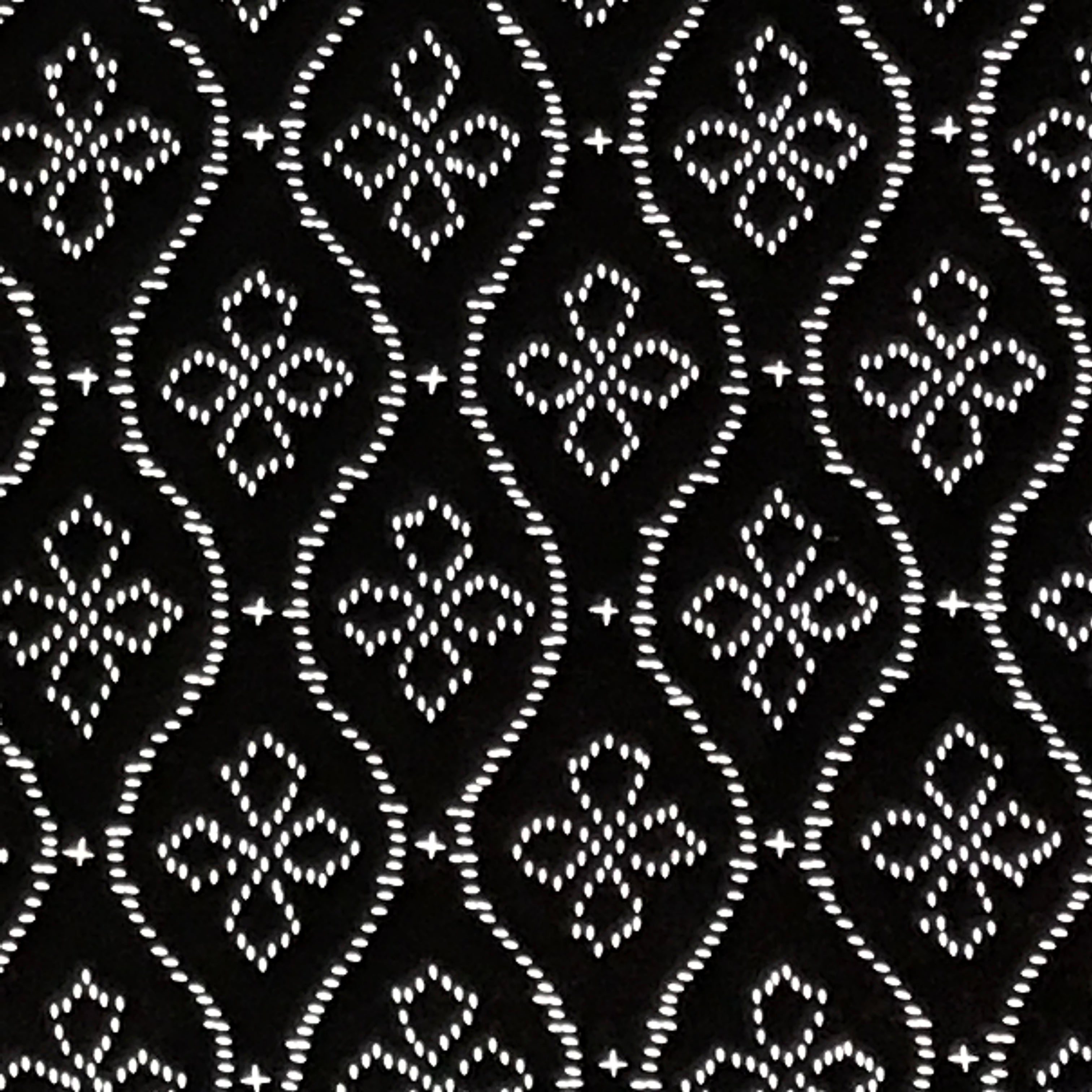 Antique Japanese Ise Katagami Paper Kimono Stencil Tatewaku Hishi Pattern A862