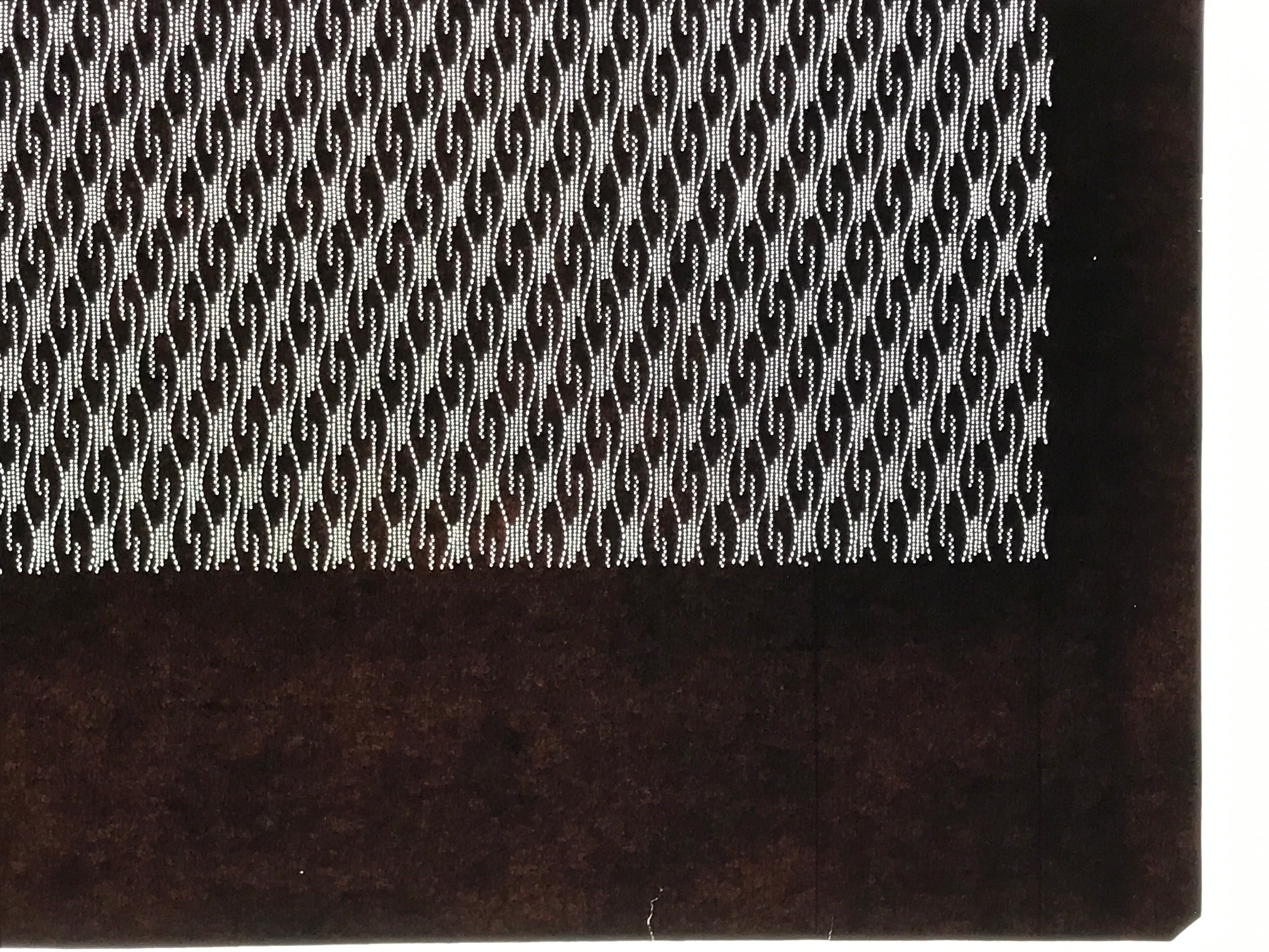 Antique Japanese Ise Katagami Paper Kimono Stencil Tatewaku Rising Steam A882