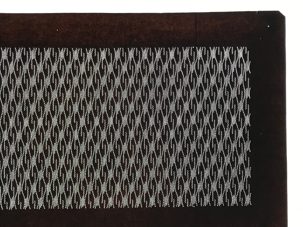 Antique Japanese Ise Katagami Paper Kimono Stencil Tatewaku Rising Steam A882