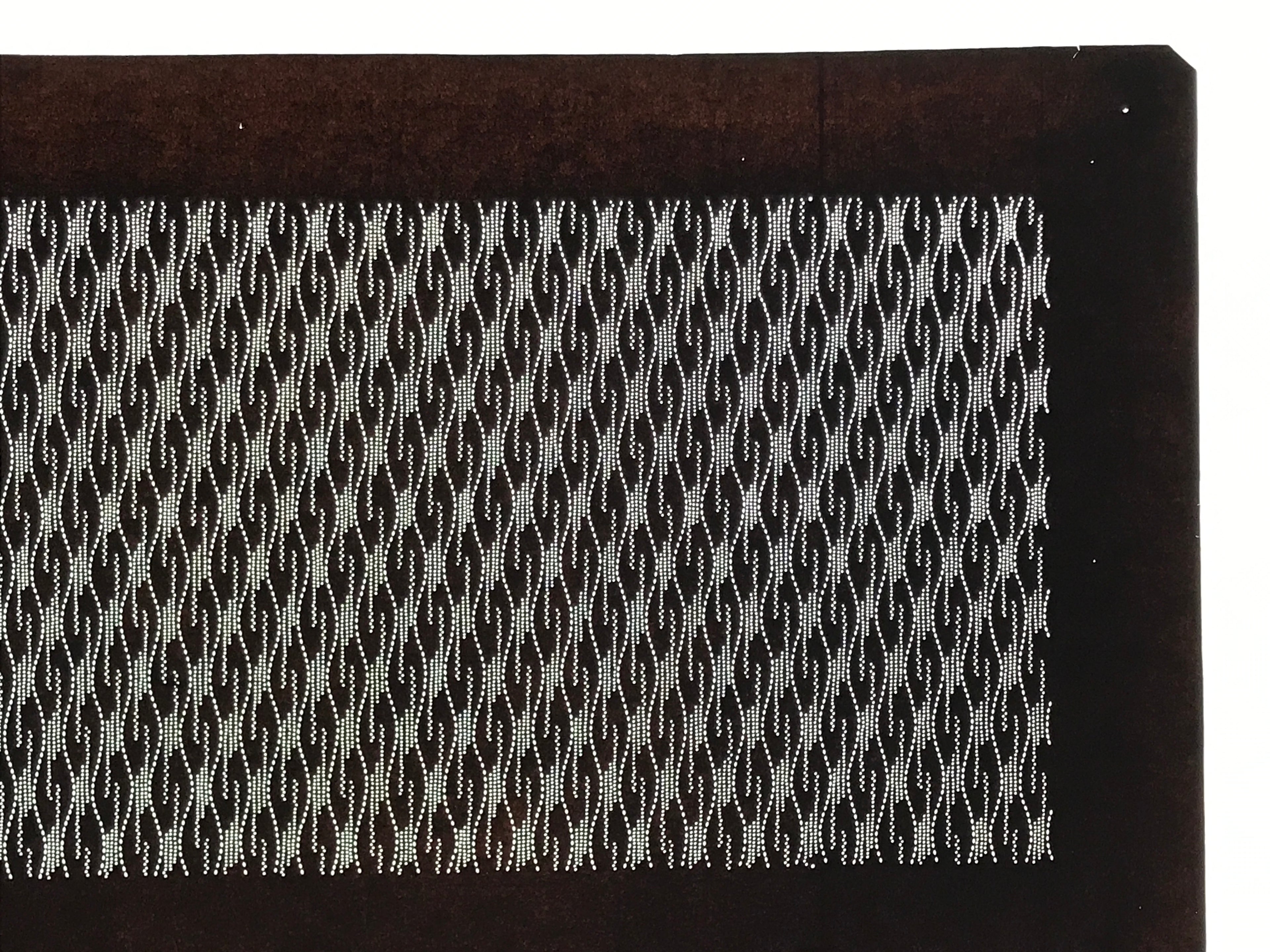 Antique Japanese Ise Katagami Paper Kimono Stencil Tatewaku Rising Steam A882
