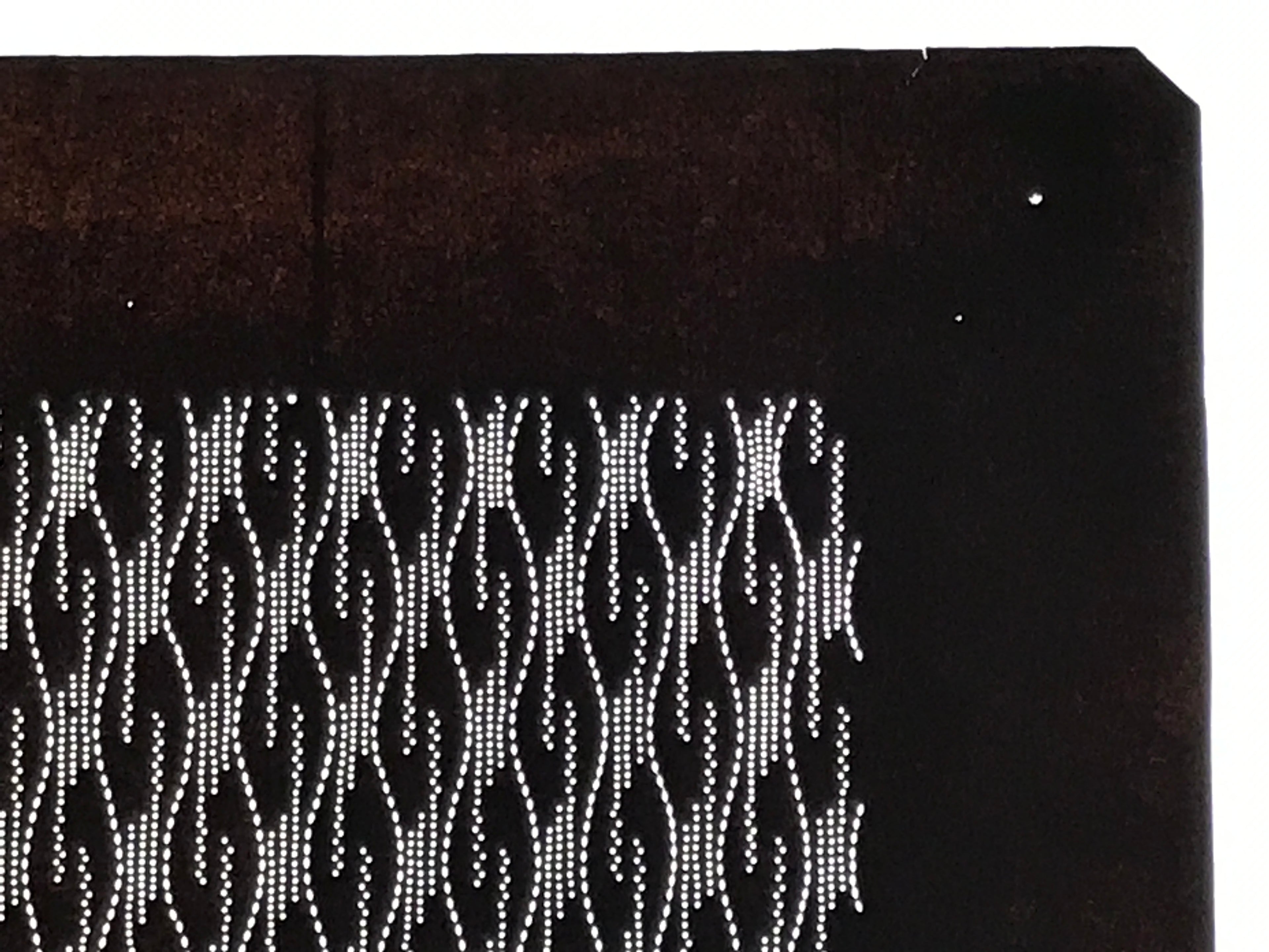 Antique Japanese Ise Katagami Paper Kimono Stencil Tatewaku Rising Steam A882