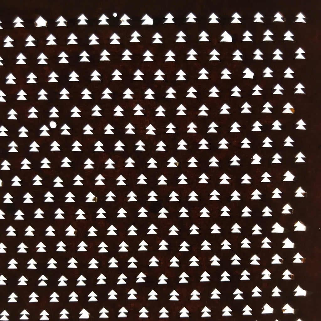 Antique Japanese Ise Katagami Paper Kimono Stencil Tree Arrow Pattern A719