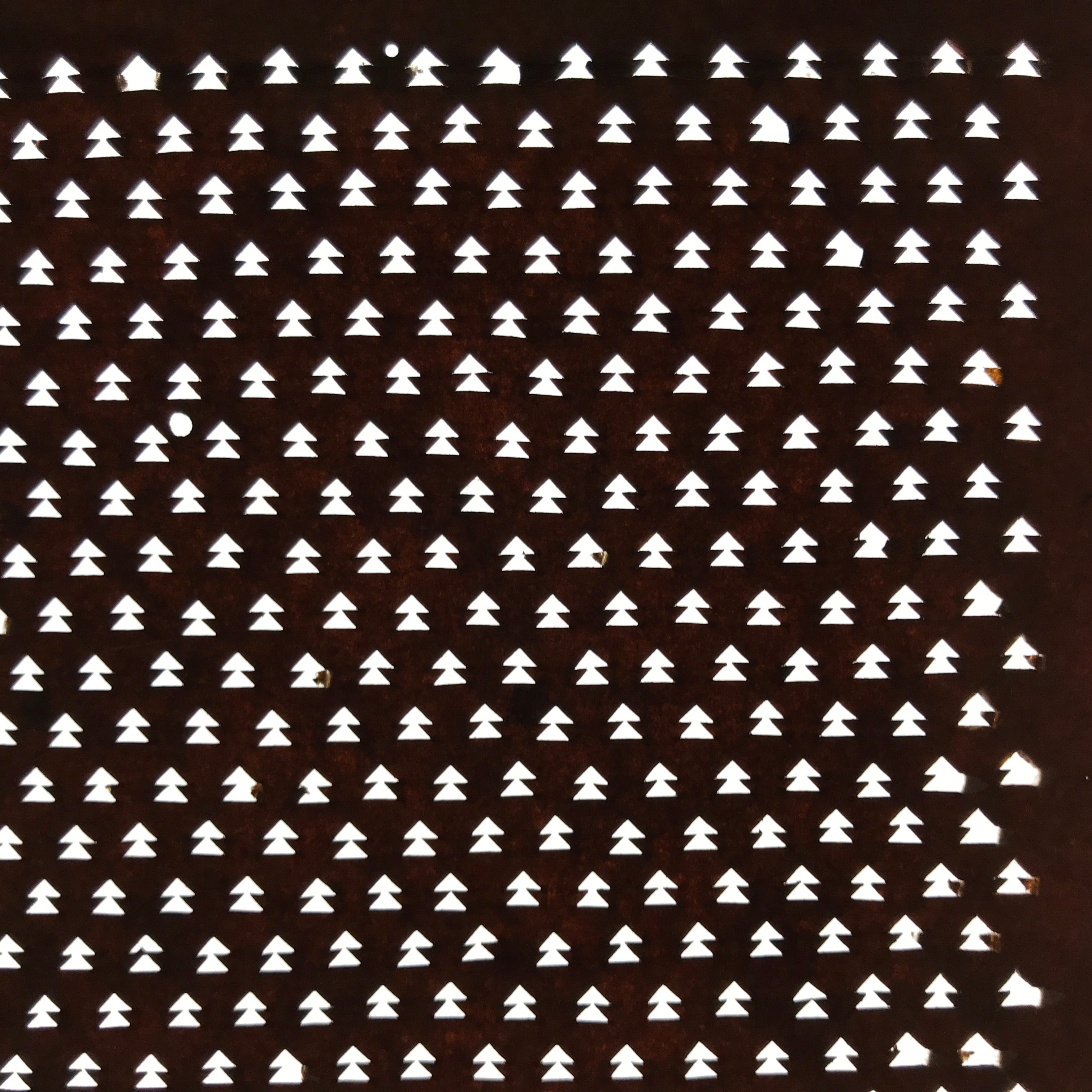Antique Japanese Ise Katagami Paper Kimono Stencil Tree Arrow Pattern A719