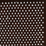 Antique Japanese Ise Katagami Paper Kimono Stencil Tree Arrow Pattern A719