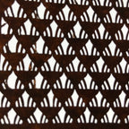 Antique Japanese Ise Katagami Paper Kimono Stencil Uroko Triangle Scales A679