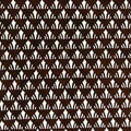 Antique Japanese Ise Katagami Paper Kimono Stencil Uroko Triangle Scales A679