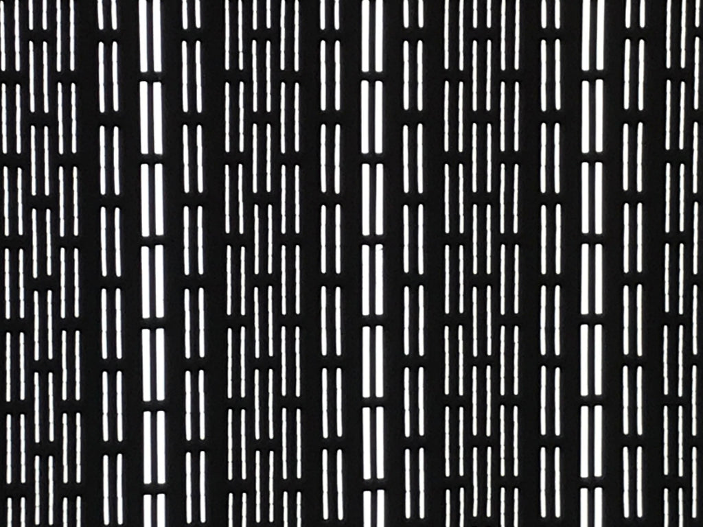 Antique Japanese Ise Katagami Paper Kimono Stencil Vertical Line Design A753