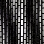 Antique Japanese Ise Katagami Paper Kimono Stencil Vertical Line Design A753