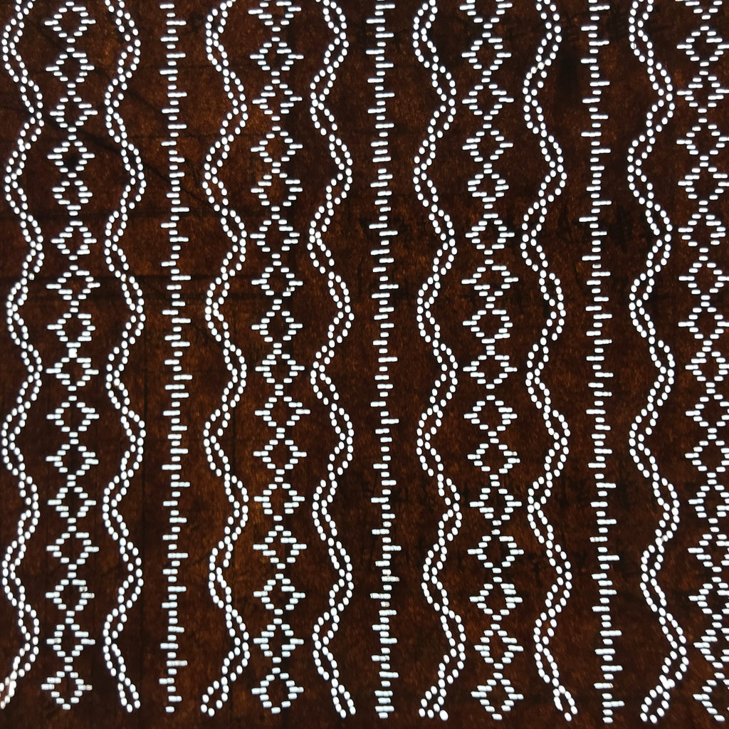 Antique Japanese Ise Katagami Paper Kimono Stencil Vertical Tatewaku Lines A708