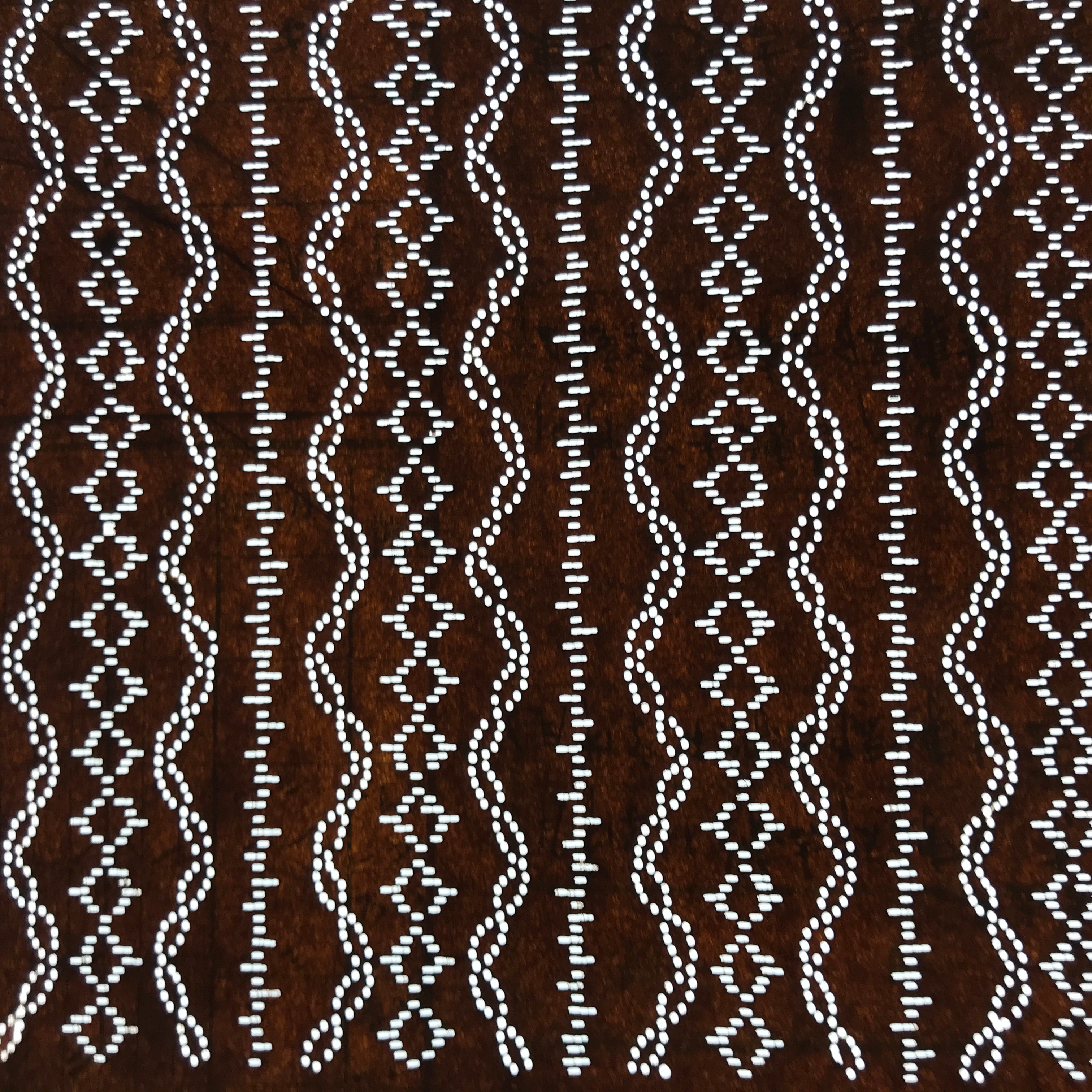 Antique Japanese Ise Katagami Paper Kimono Stencil Vertical Tatewaku Lines A708