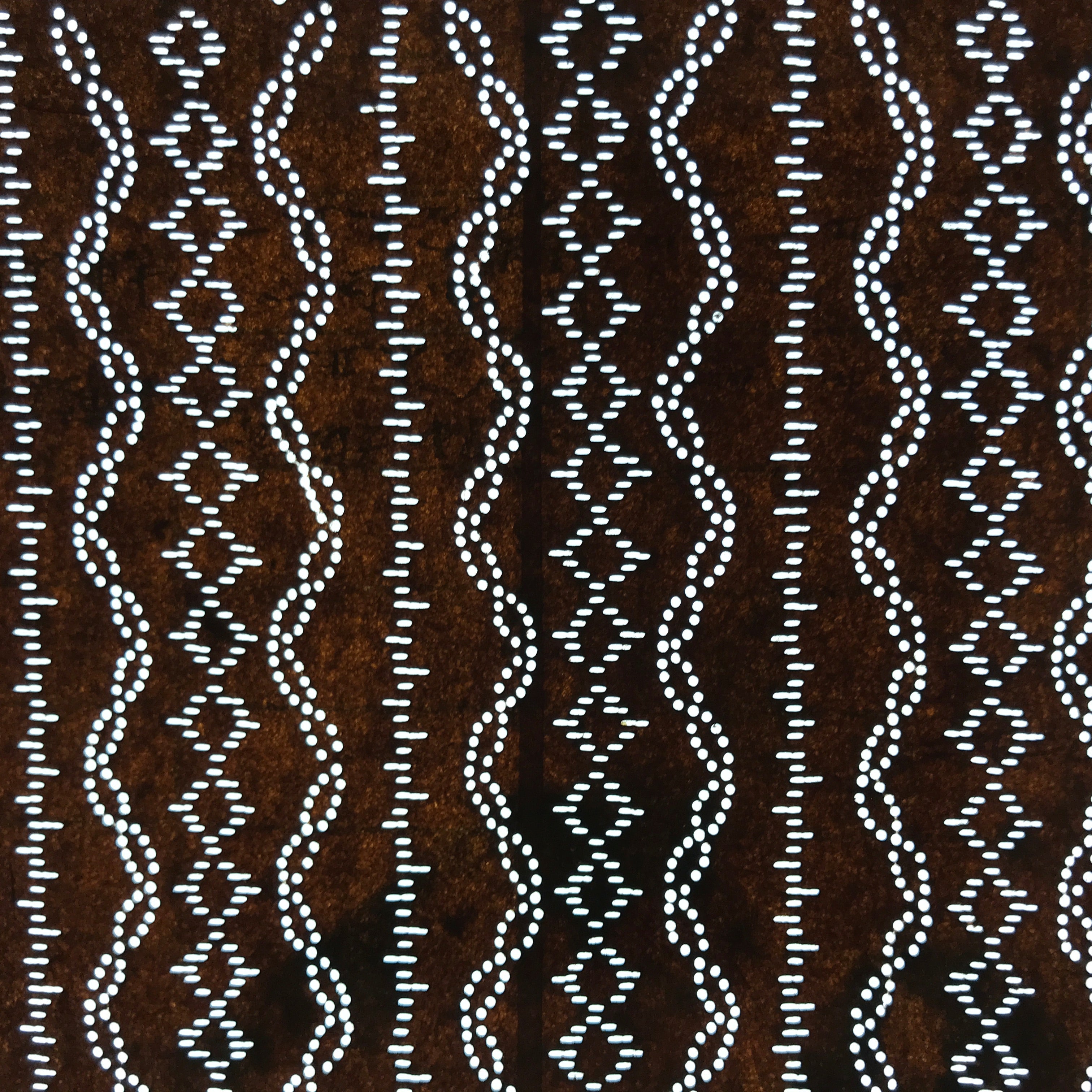 Antique Japanese Ise Katagami Paper Kimono Stencil Vertical Tatewaku Lines A708