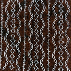 Antique Japanese Ise Katagami Paper Kimono Stencil Vertical Tatewaku Lines A708