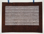 Antique Japanese Ise Katagami Paper Kimono Stencil Wavy Rope Weave Lines A737