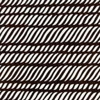 Antique Japanese Ise Katagami Paper Kimono Stencil Wavy Rope Weave Lines A737