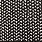 Antique Japanese Ise Katagami Paper Kimono Stencil Wavy Triangle Chidori A705