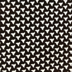 Antique Japanese Ise Katagami Paper Kimono Stencil Wavy Triangle Chidori A705