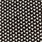 Antique Japanese Ise Katagami Paper Kimono Stencil Wavy Triangle Chidori A705