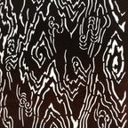 Antique Japanese Ise Katagami Paper Kimono Stencil Wood Grain Pattern A709