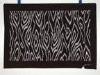 Antique Japanese Ise Katagami Paper Kimono Stencil Wood Grain Pattern A712