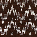 Antique Japanese Ise Katagami Paper Kimono Stencil Yamaji Zigzag Pattern A677