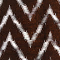 Antique Japanese Ise Katagami Paper Kimono Stencil Yamaji Zigzag Pattern A700