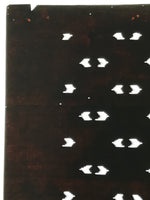 Antique Japanese Katagami Kimono Paper Stencil Abstract Half Circles 4Y708
