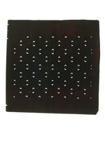 Antique Japanese Katagami Kimono Paper Stencil Abstract Half Circles 4Y709