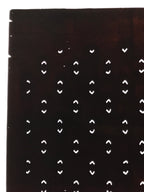Antique Japanese Katagami Kimono Paper Stencil Abstract Half Circles 4Y709