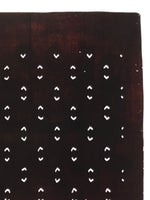 Antique Japanese Katagami Kimono Paper Stencil Abstract Half Circles 4Y709