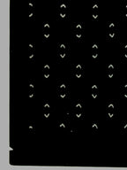Antique Japanese Katagami Kimono Paper Stencil Abstract Half Circles 4Y709
