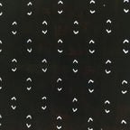 Antique Japanese Katagami Kimono Paper Stencil Abstract Half Circles 4Y709