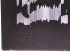 Antique Japanese Katagami Kimono Paper Stencil Background Vertical Lines 4Y656