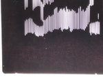 Antique Japanese Katagami Kimono Paper Stencil Background Vertical Lines 4Y656