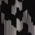 Antique Japanese Katagami Kimono Paper Stencil Background Vertical Lines 4Y656