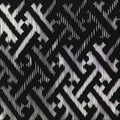 Antique Japanese Katagami Kimono Paper Stencil Buddhist Sayagata Pattern 4Y661